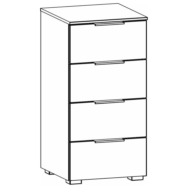 Rauch Alabama 4 Drawer Narrow Chest - Champagne