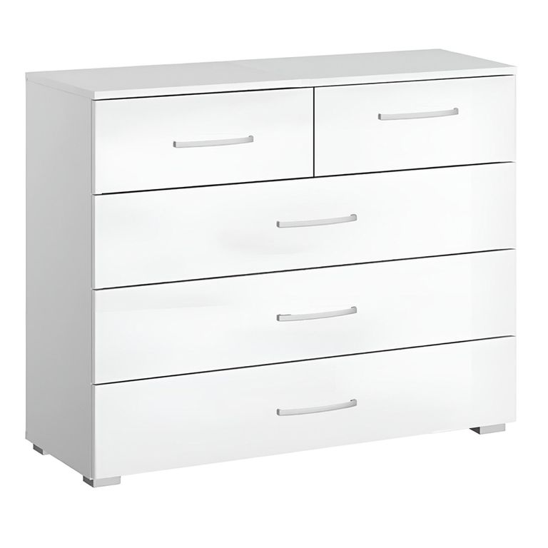 Rauch Alegro 3+2 Drawer Chest - Alpine White