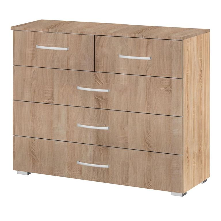 Rauch Alegro 3+2 Drawer Chest - Sonoma Oak