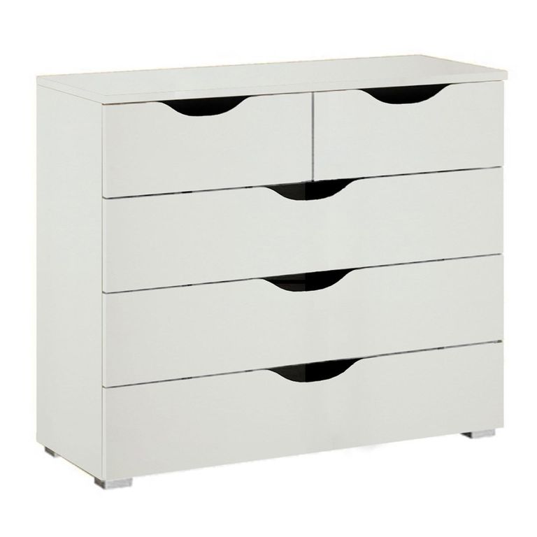 Rauch Arnstein 3+2 Drawer Chest - Alpine White