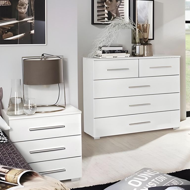 Rauch Elegant4you Gloss Bedside / Chest - Variation Available