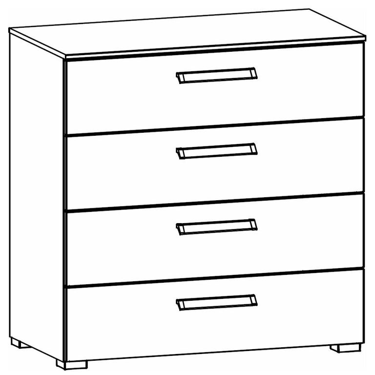 Rauch Evelyn 4 Drawer Chest - Sonoma Oak