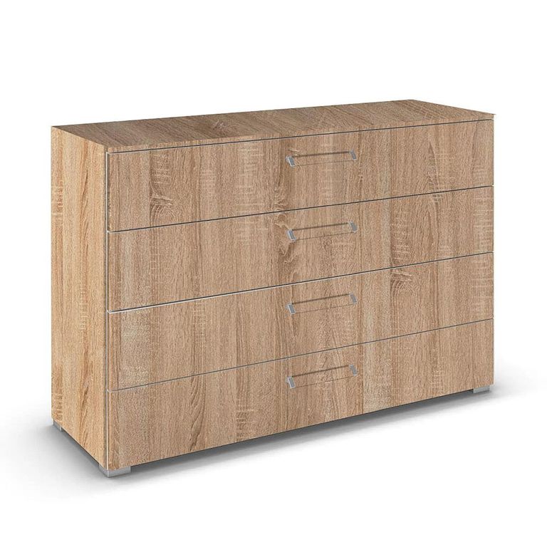 Rauch Evelyn 4 Drawer Wide Chest - Sonoma Oak