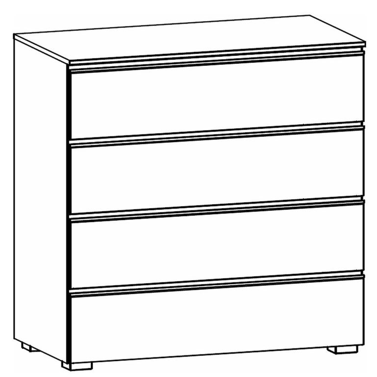 Rauch Joel 4 Drawer Chest - Alpine White
