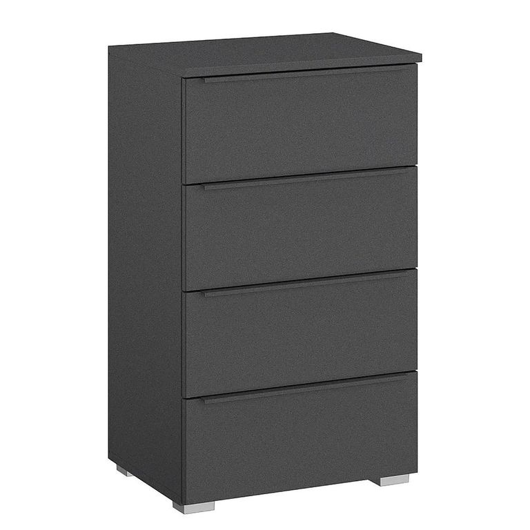Rauch Monostar 4 Drawer Chest - Metallic Dark Grey