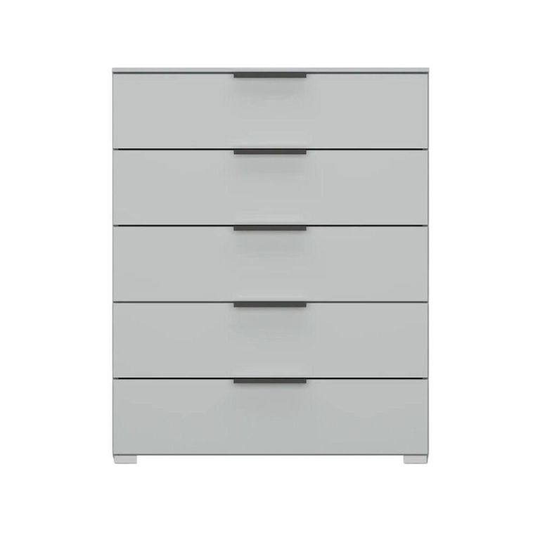 Skat Meridian Chest - 5 Drawer - Silk Grey