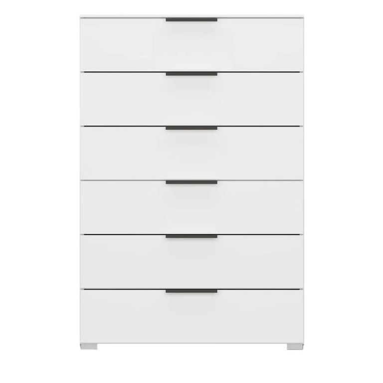 Skat Meridian Chest - 6 Drawer - Alpine White