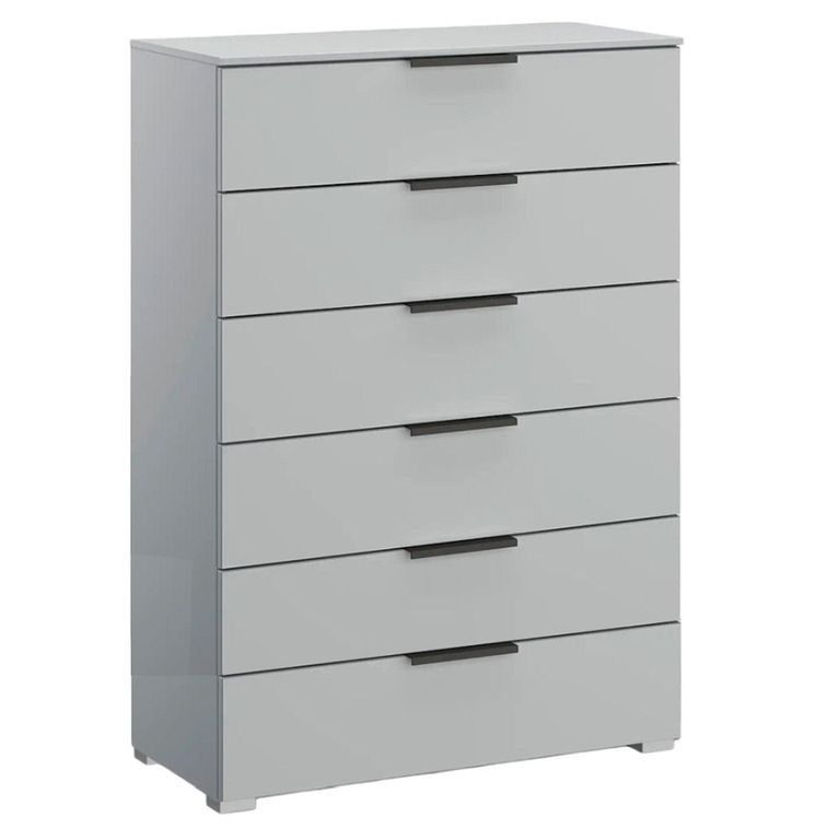 Skat Meridian Chest - 6 Drawer - Silk Grey