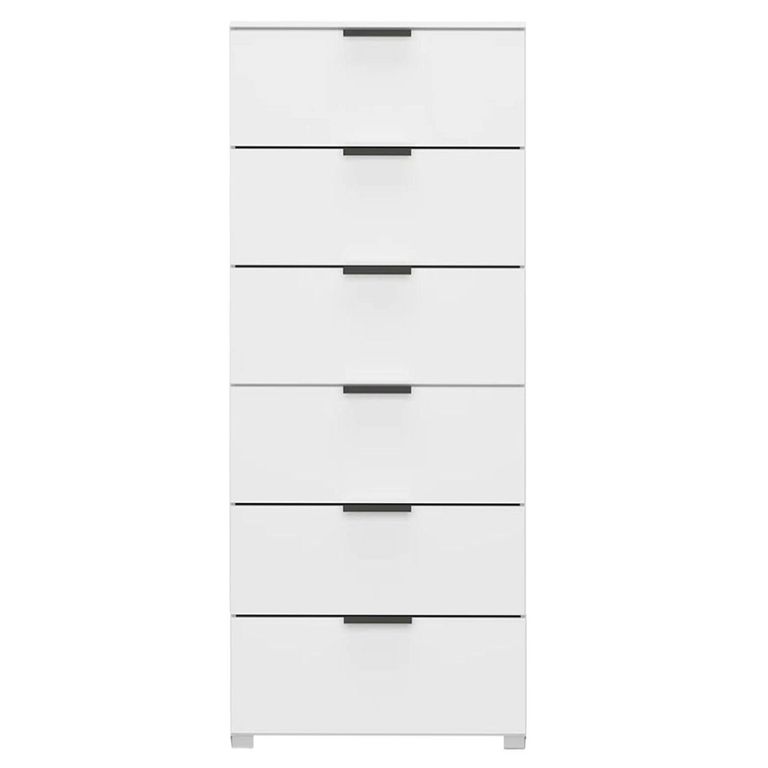 Skat Meridian Chest - 6 Drawer - Tall - Alpine White