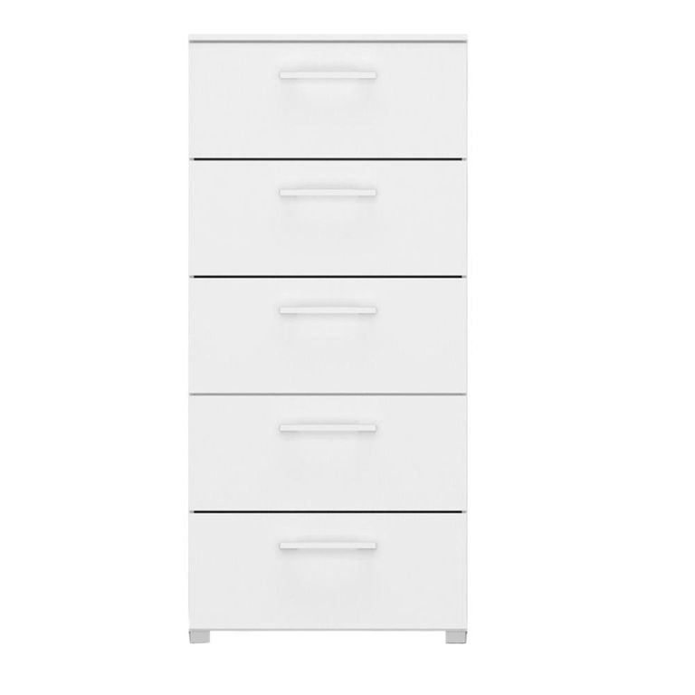 Rauch Skat Pure 5 Drawer Tall Chest - Alpine White