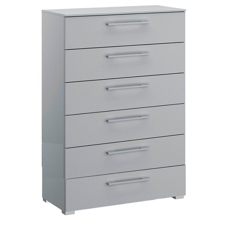 Rauch Skat Pure 6 Drawer Chest - Silk Grey