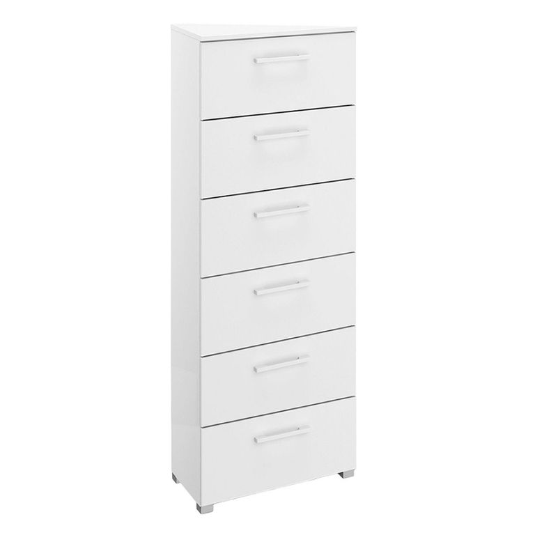 Rauch Skat Pure 6 Drawer Tall Chest - Alpine White