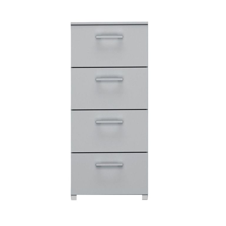 Rauch Skat Shine 4 Drawer Narrow Chest - Silk Grey
