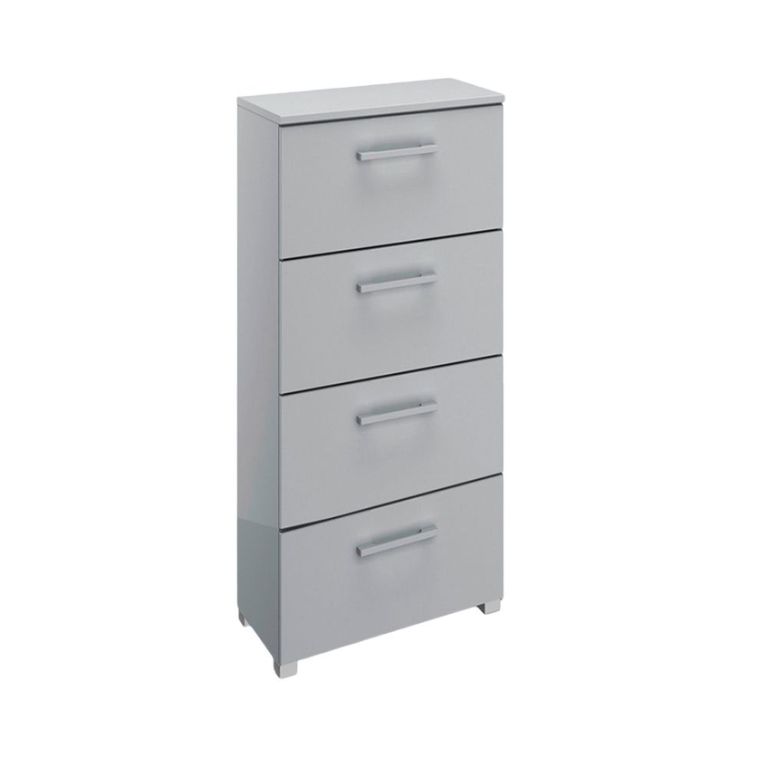 Rauch Skat Shine 4 Drawer Narrow Chest - Silk Grey