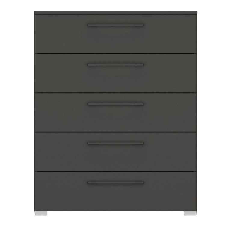 Rauch Skat Shine 5 Drawer Chest - Graphite