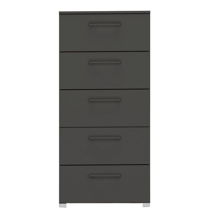 Rauch Skat Shine 5 Drawer Tall Chest - Graphite