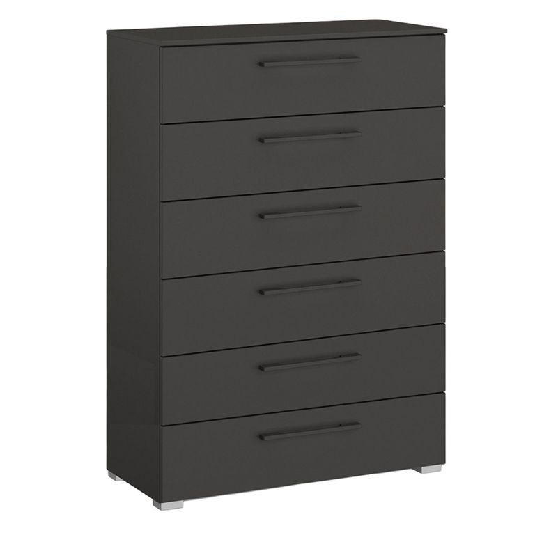 Rauch Skat Shine 6 Drawer Chest - Graphite
