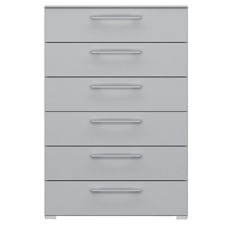Rauch Skat Shine 6 Drawer Chest - Silk Grey