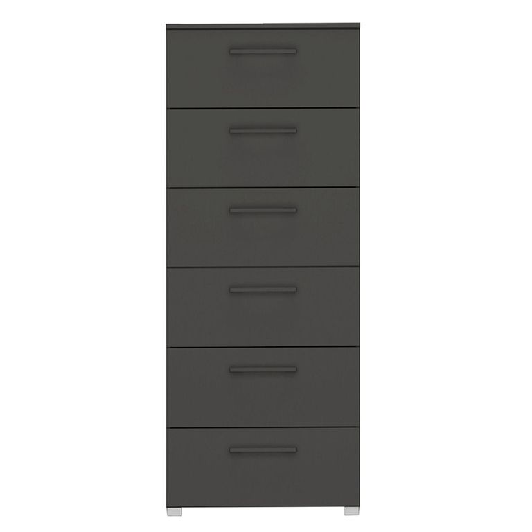 Rauch Skat Shine 6 Drawer Tall Chest - Graphite