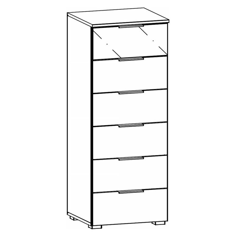 Rauch Skyla 6 Drawer Tall Chest - Artisan Oak