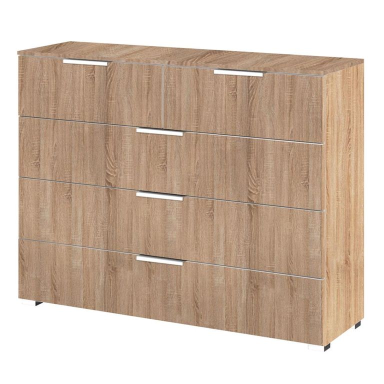 Rauch Texas 3+2 Drawer Chest - Sonoma Oak