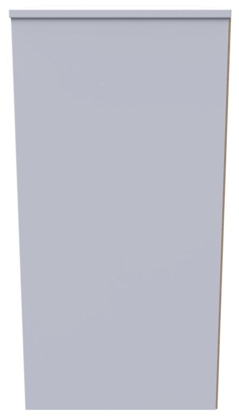 San Jose White 3 Drawer Deep Midi Chest