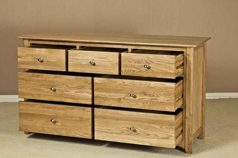 Shaker Oak 3+4 Drawer Chest
