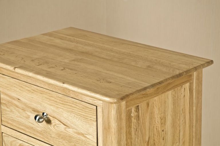Shaker Oak 5 Drawer Chest