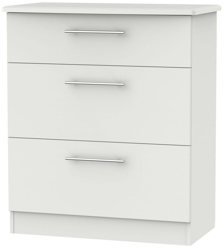Sherwood Grey 3 Drawer Deep Chest