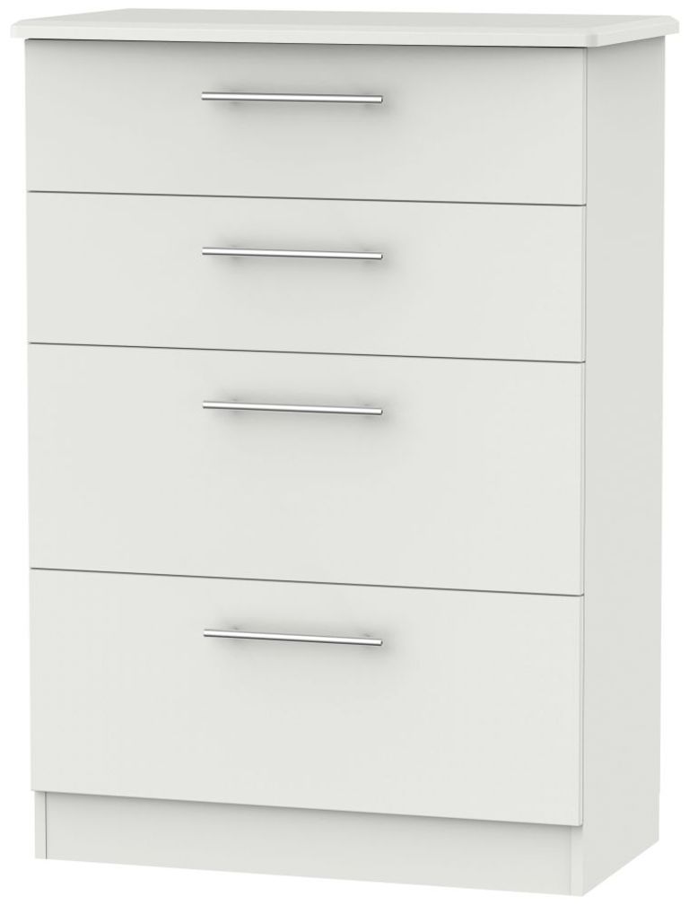 Sherwood Grey 4 Drawer Deep Chest