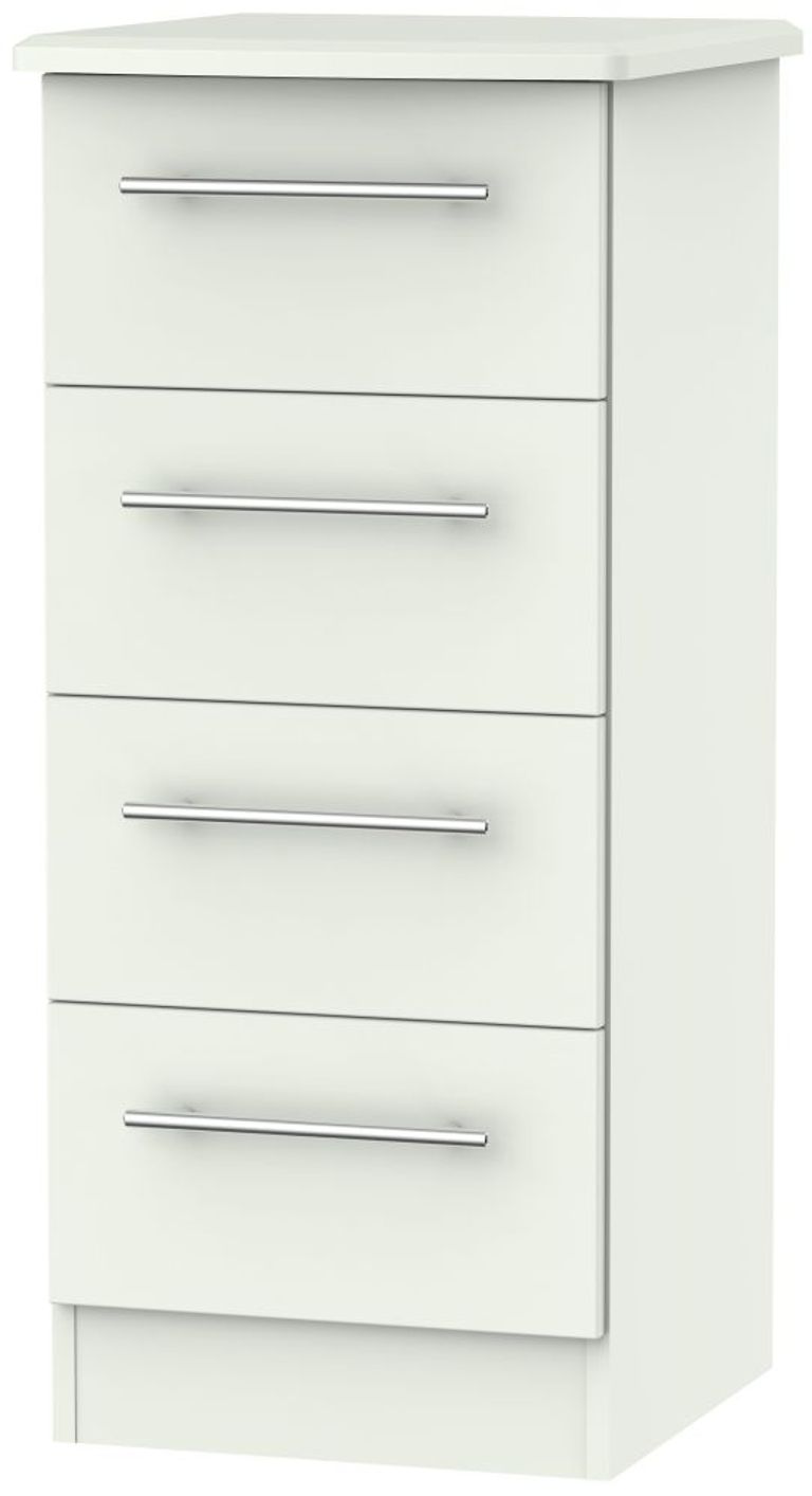 Sherwood Porcelain 4 Drawer Narrow Chest