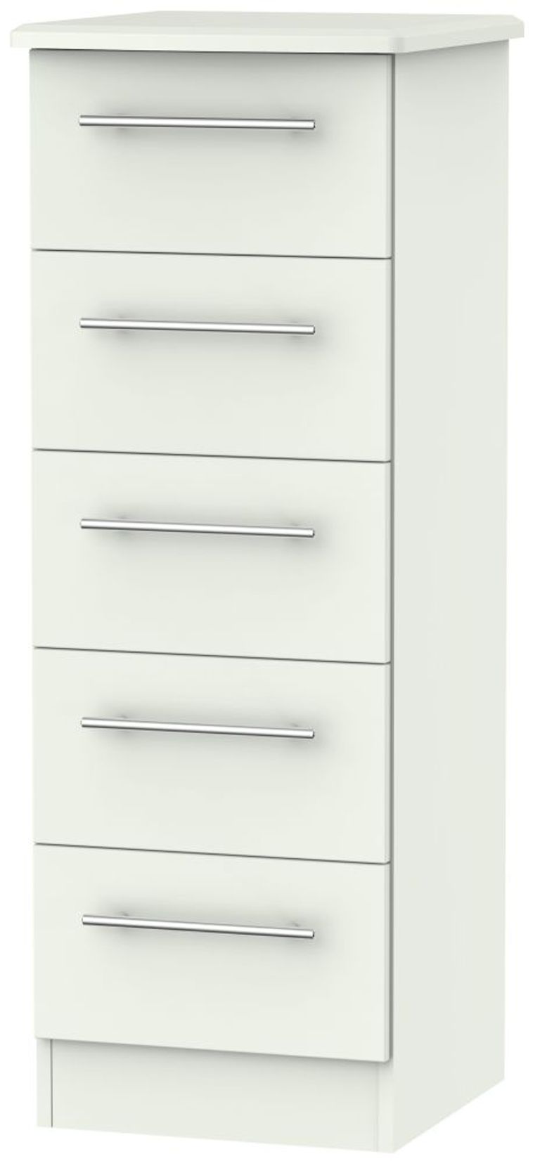 Sherwood Porcelain 5 Drawer Narrow Chest