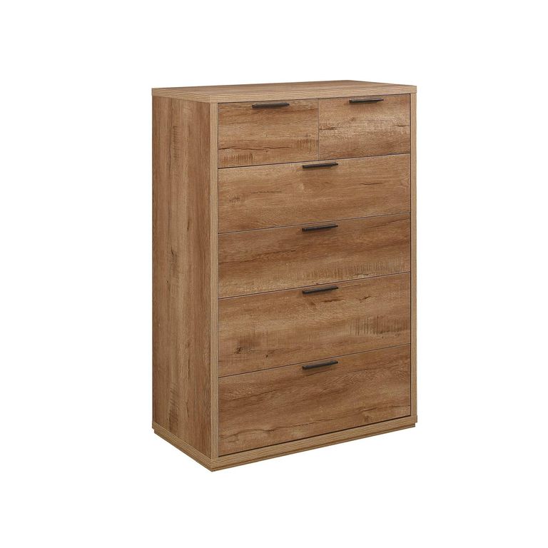 Stockwell Chest - 4+2 Drawer - Rustic Oak