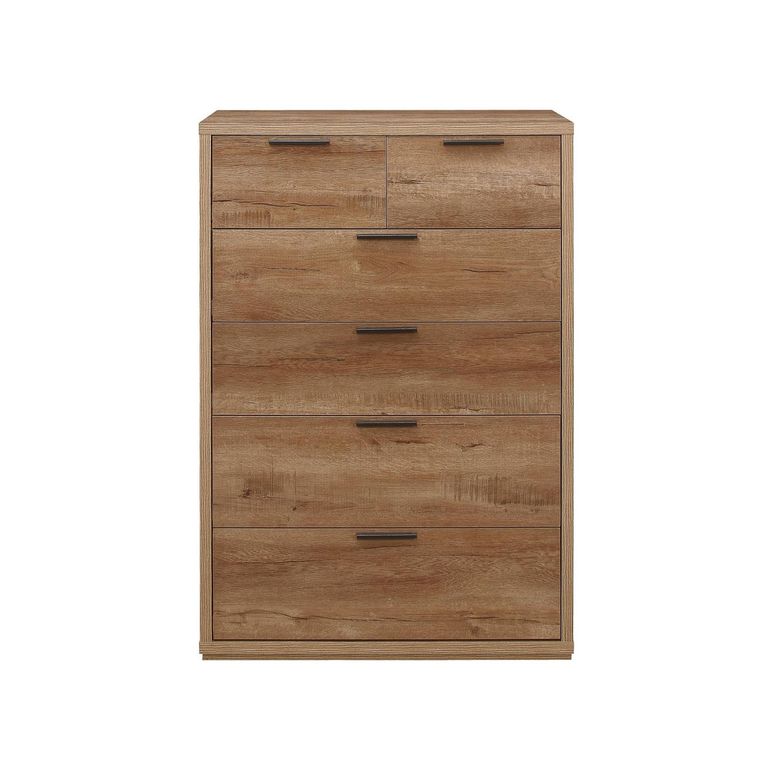 Stockwell Chest - 4+2 Drawer - Rustic Oak