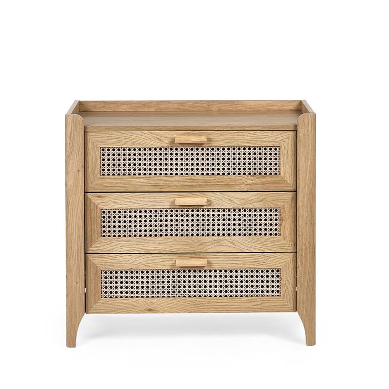 Sydney Chest of Drawers - 3 Drawer - Small - Faux Rattan