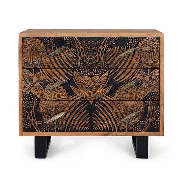 Valentia Artisan 3 Drawer Chest - Acacia Wood
