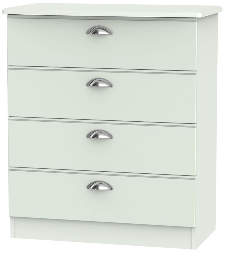 Victoria Grey 4 Drawer Chest