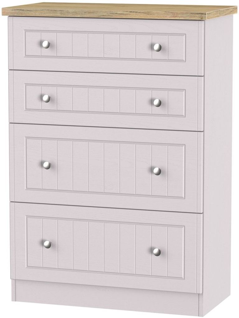 Vienna Cashmere 4 Drawer Deep Chest