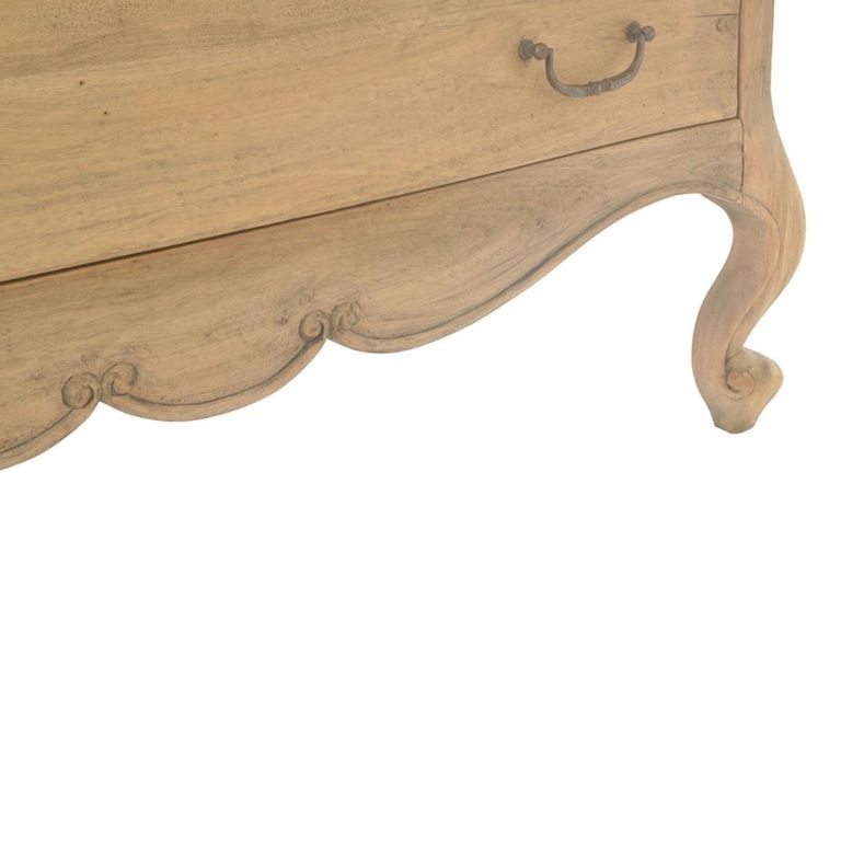 Vintage Mahogany French Style 3 Drawer Wide Chest