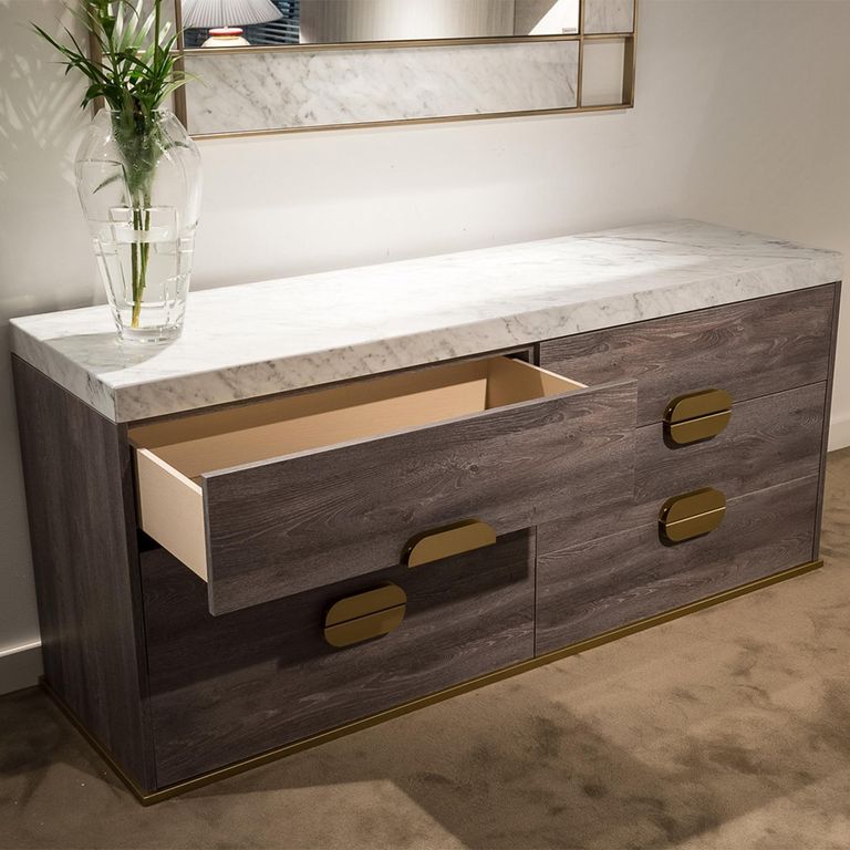 Westin Chest - 6 Drawer - Wide - Marble Top - Variation Available