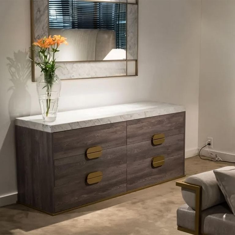 Westin Chest - 6 Drawer - Wide - Marble Top - Variation Available