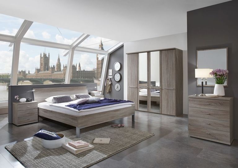 Dakar 2 Bedside / Chest / Dresser - Silver Handles - Variation Available