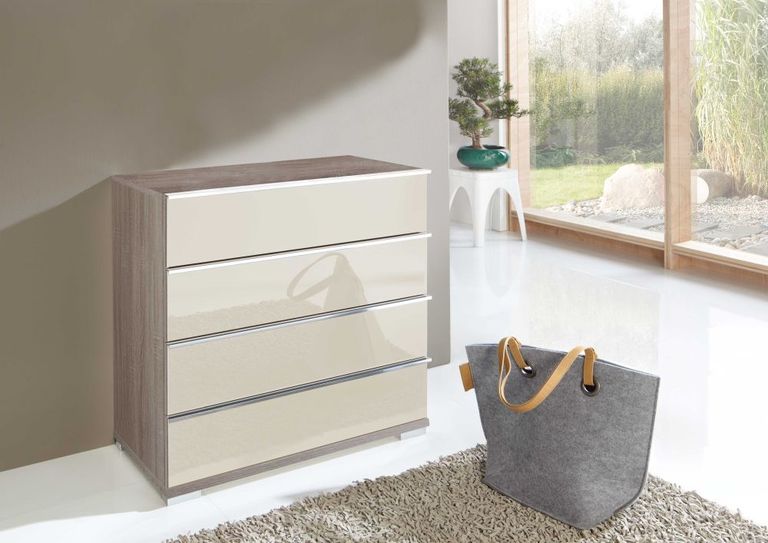 Loft Glass Front Bedside / Chest - Variation Available