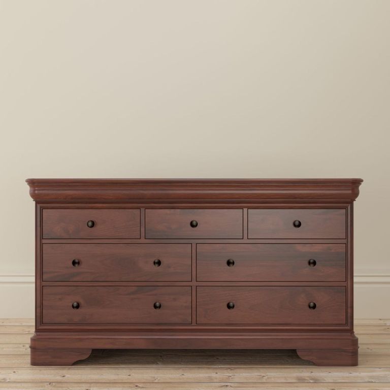 Antoinette Wide Chest - 4+3 Drawer - Cherrywood
