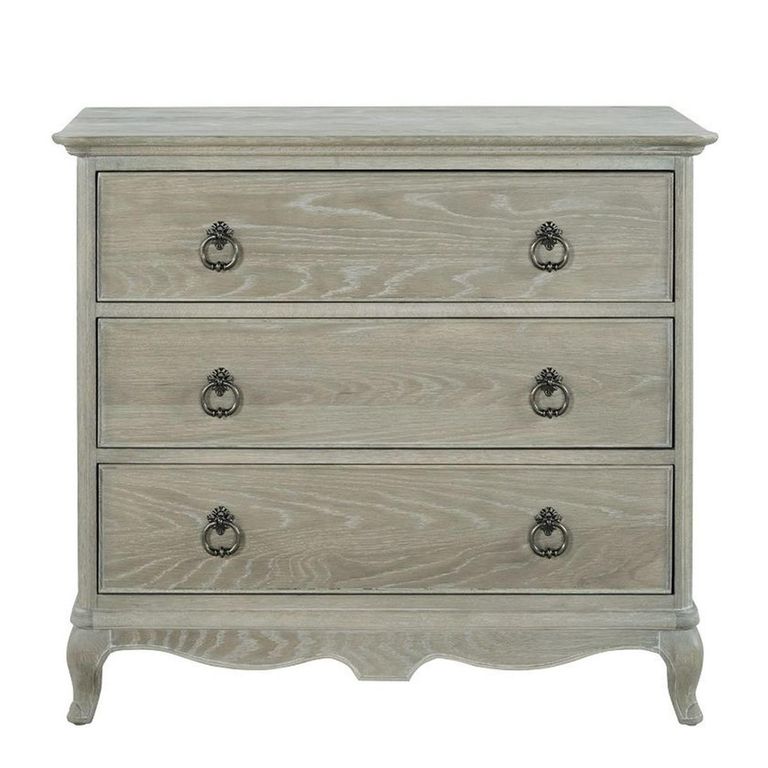 Camille Chest - 3 Drawer - Grey Oak