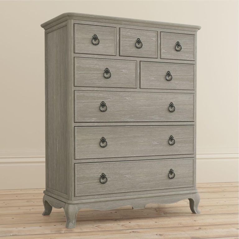 Camille Chest - 8 Drawer - Grey Oak