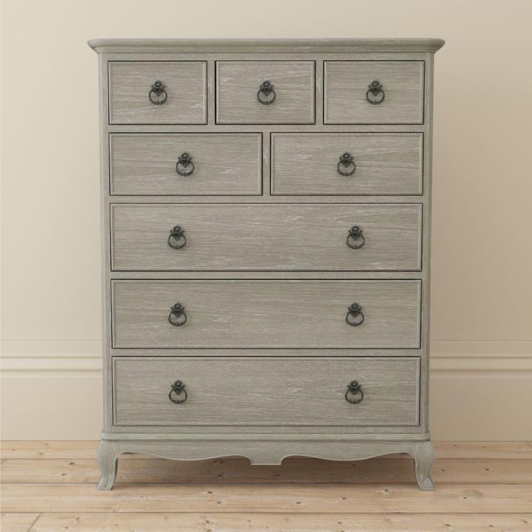 Camille Chest - 8 Drawer - Grey Oak