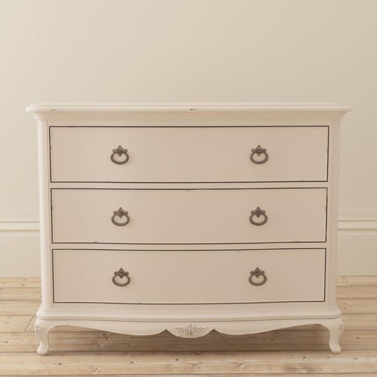 Ivory Chest - 3 Drawer