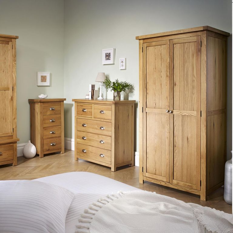 Woburn Wide Chest - 4+3 Drawer - Rustic Oak