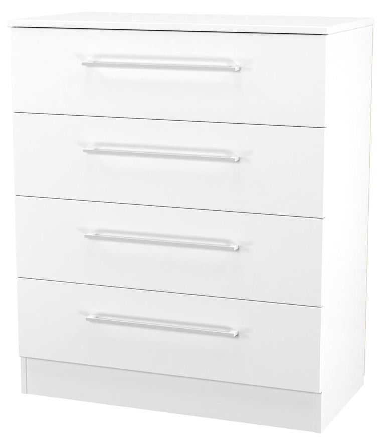 Worcester White 4 Drawer Chest